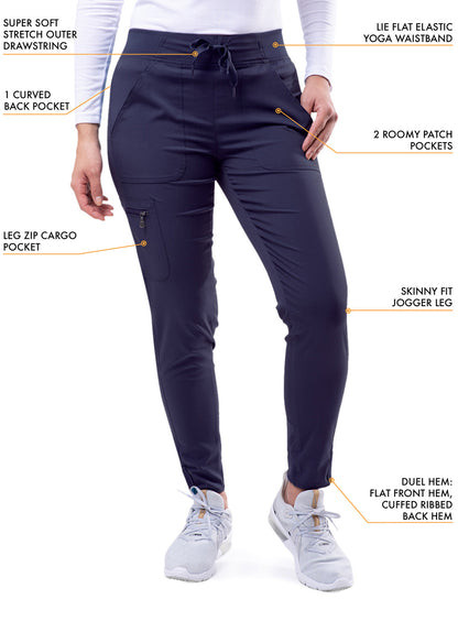 ADAR Pro Women's Movement Booster Jogger Scrub Set (p9400)