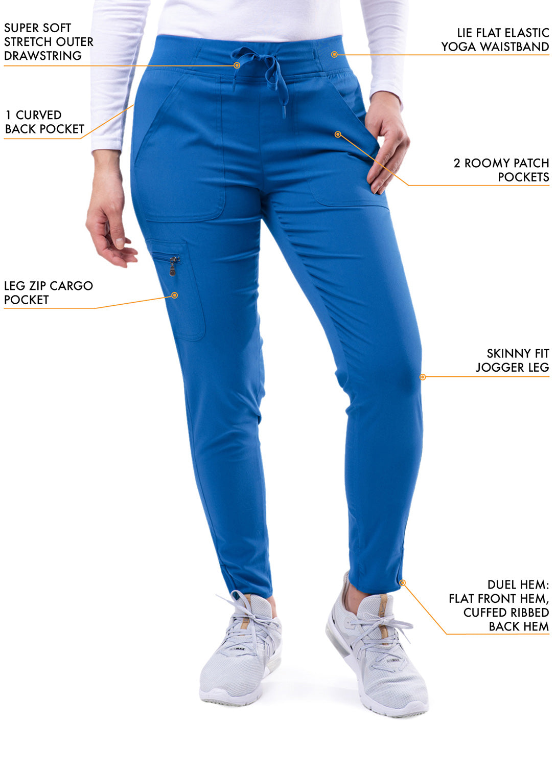 ADAR Pro Women's Movement Booster Jogger Scrub Set (P4402)