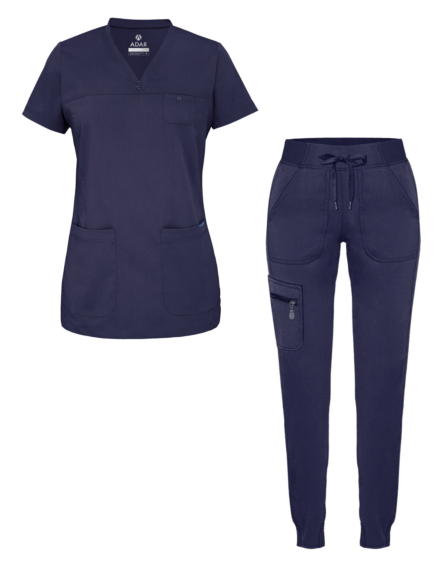 ADAR Pro Women's Movement Booster Jogger Scrub Set (p9400)