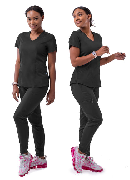 ADAR Pro Women's Modern Athletic Jogger Scrub Set (P9500)