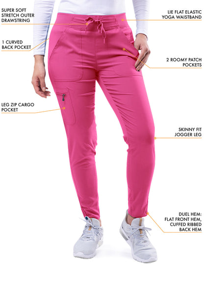 ADAR Pro Women's Modern Athletic Jogger Scrub Set (P9500)