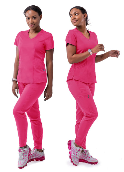 ADAR Pro Women's Modern Athletic Jogger Scrub Set (P9500)