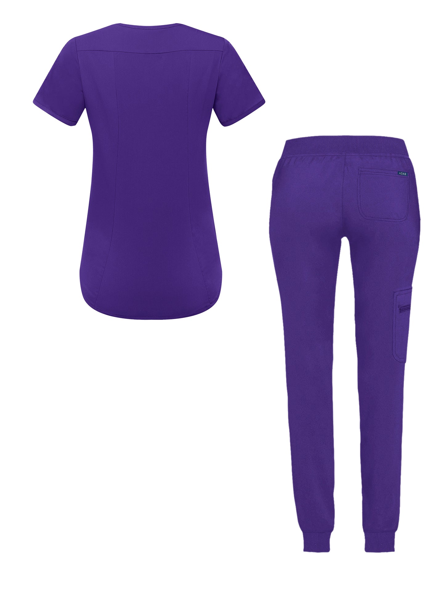 ADAR Pro Women's Modern Athletic Jogger Scrub Set (P9500)