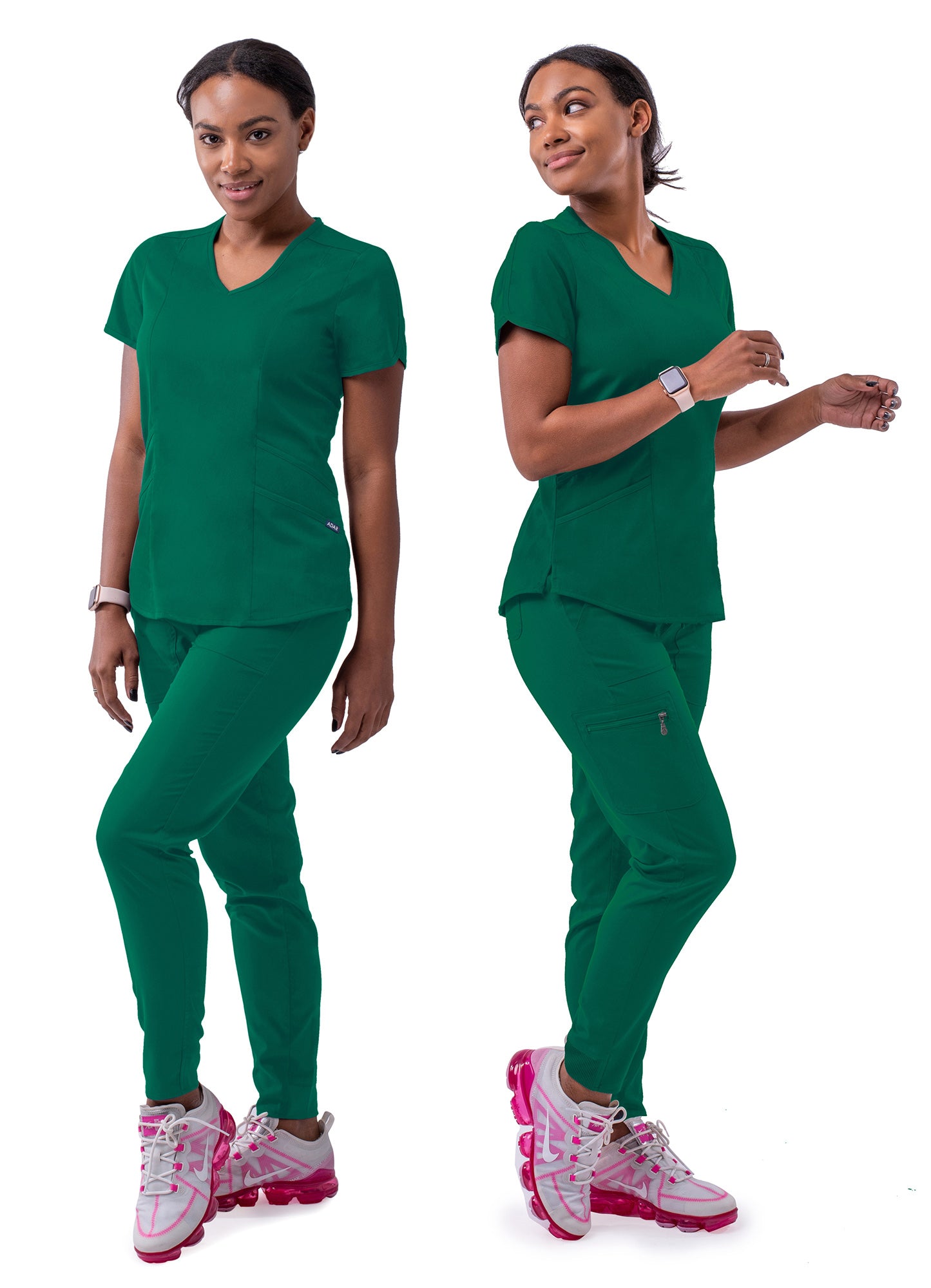 ADAR Pro Women's Modern Athletic Jogger Scrub Set (P9500)