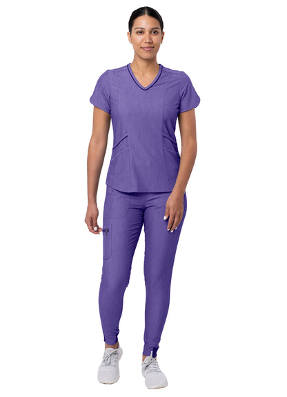 ADAR Pro Women's Tailored V Neck Scrub Top (P7002)