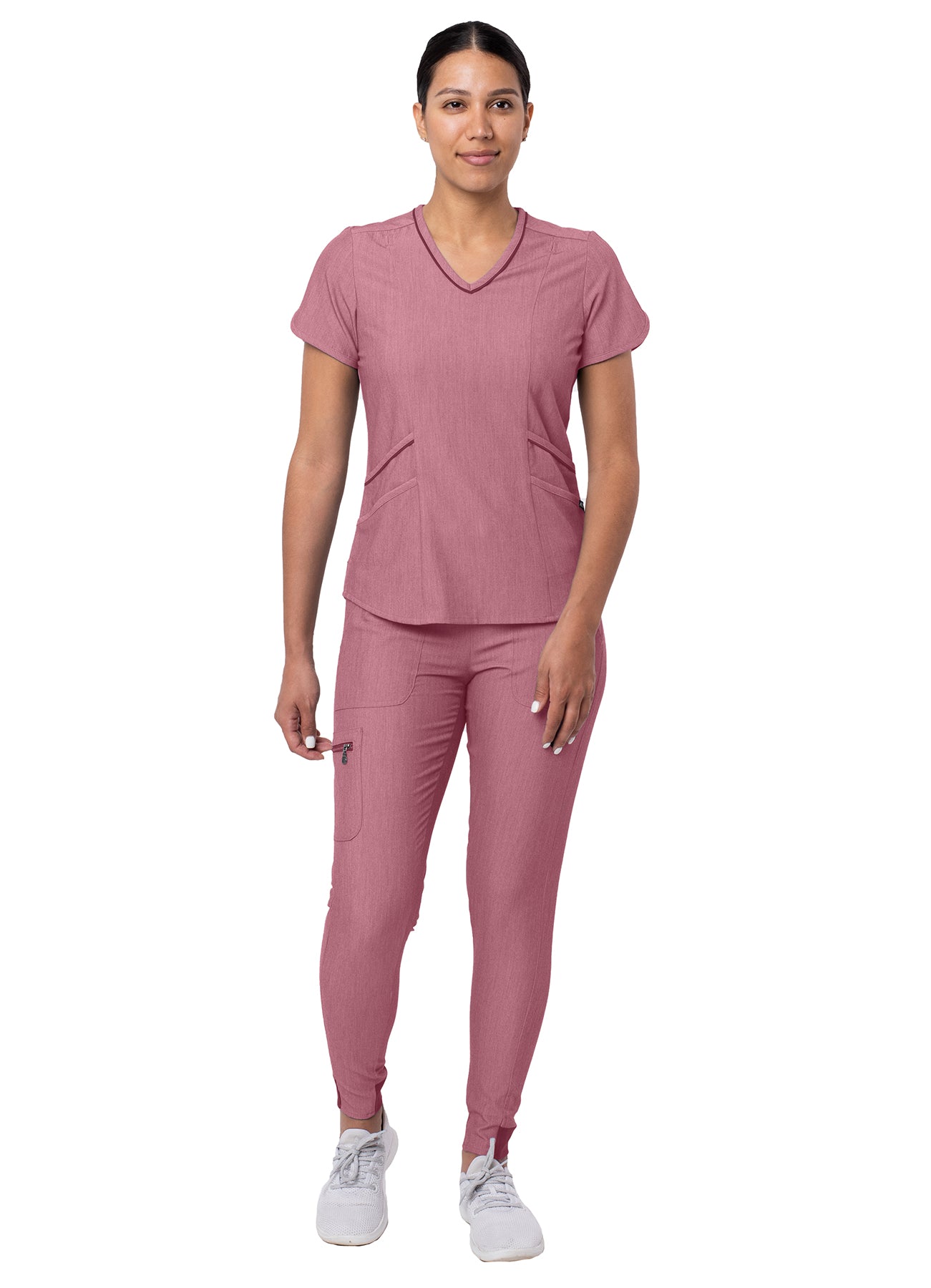 ADAR Pro Women's Tailored V Neck Scrub Top (P7002)