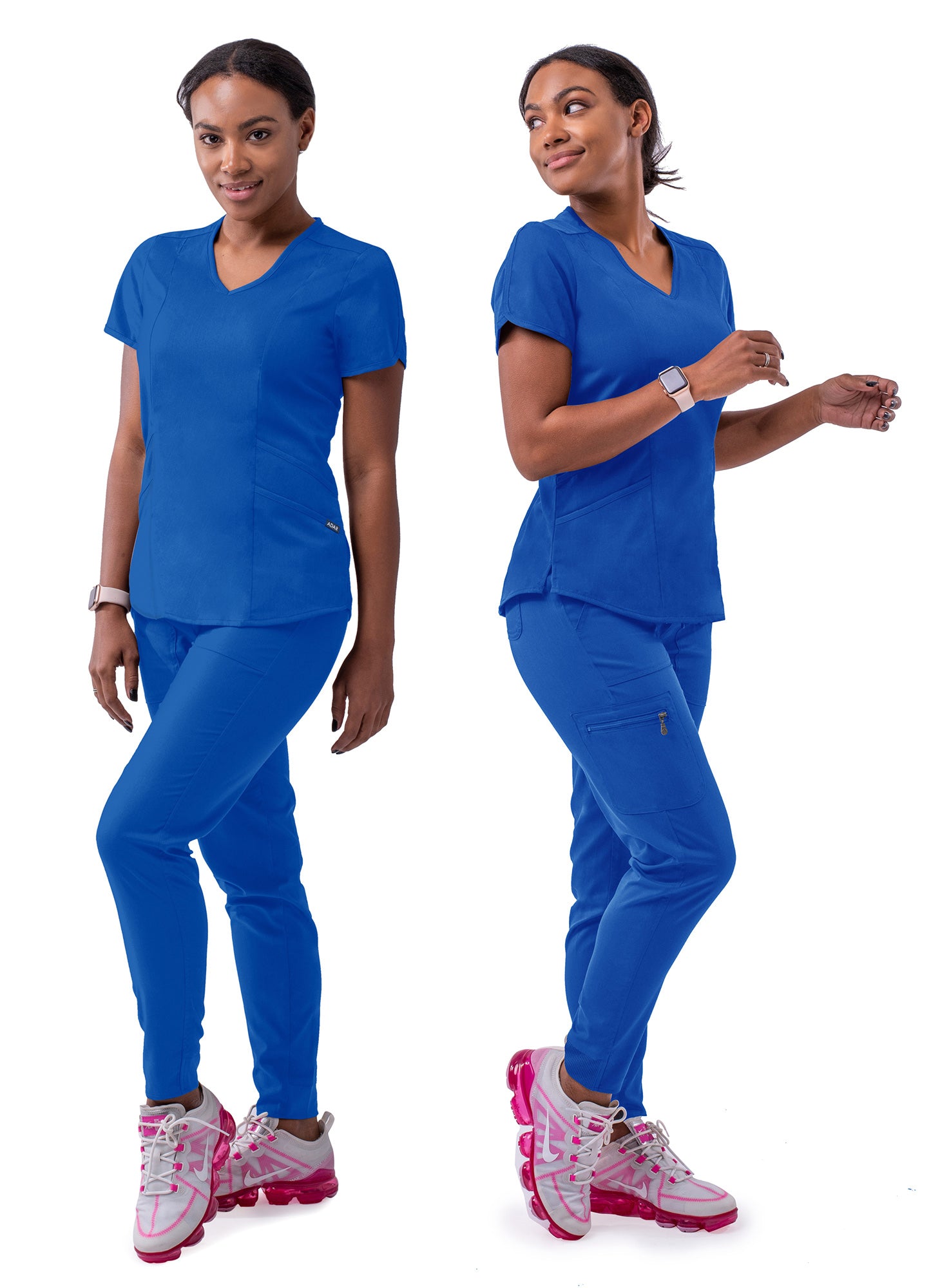 ADAR Pro Women's Modern Athletic Jogger Scrub Set (P9500)