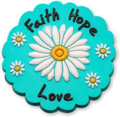 Faith Hope Love - Smart Charms 3D Rubber Badge Reel
