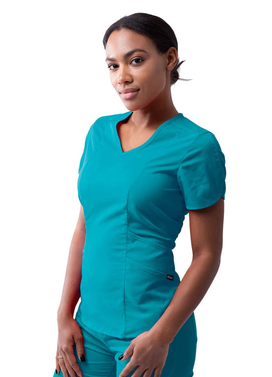 ADAR Pro Women's Modern V-Neck Scrub Top (P7002)